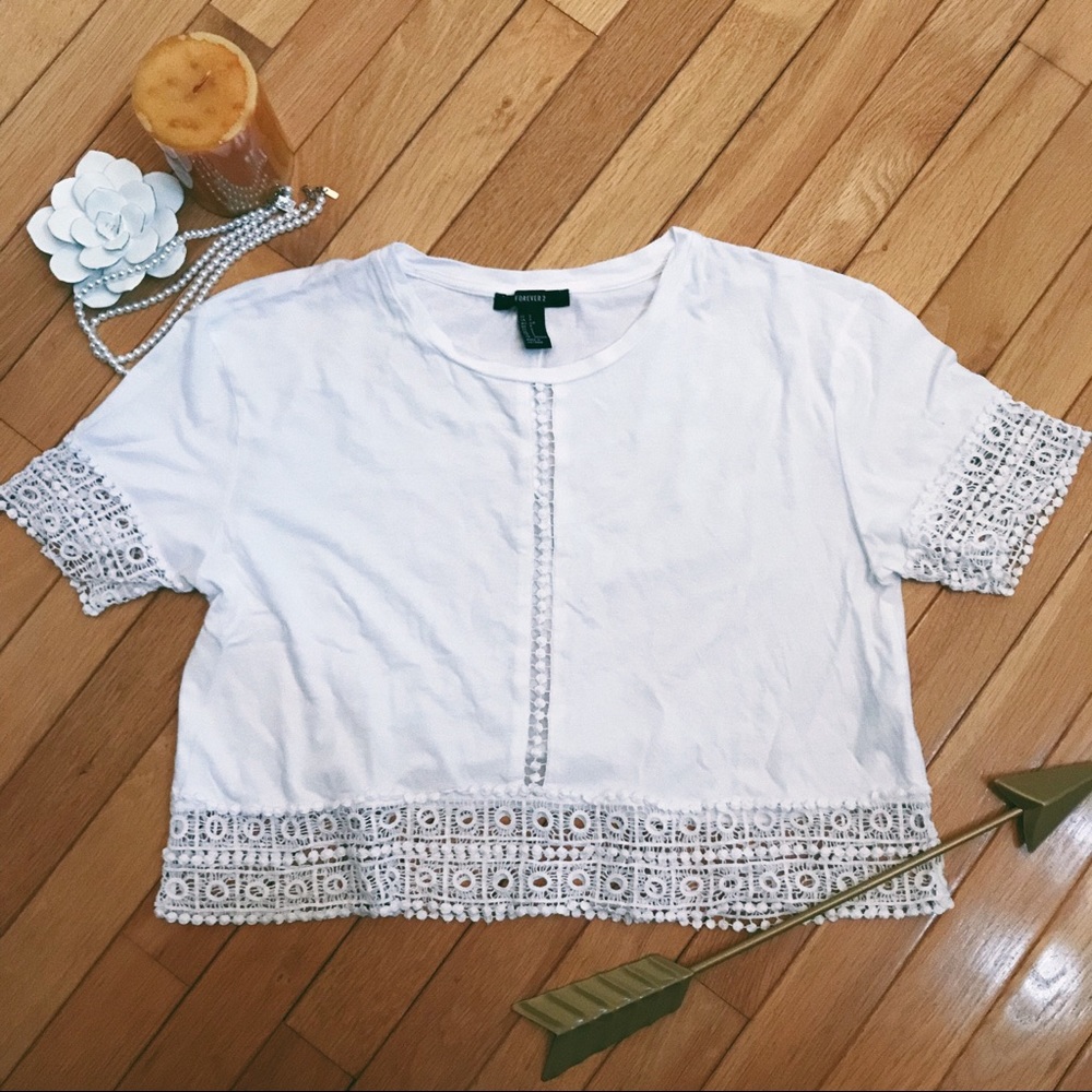 White Lace Shirt